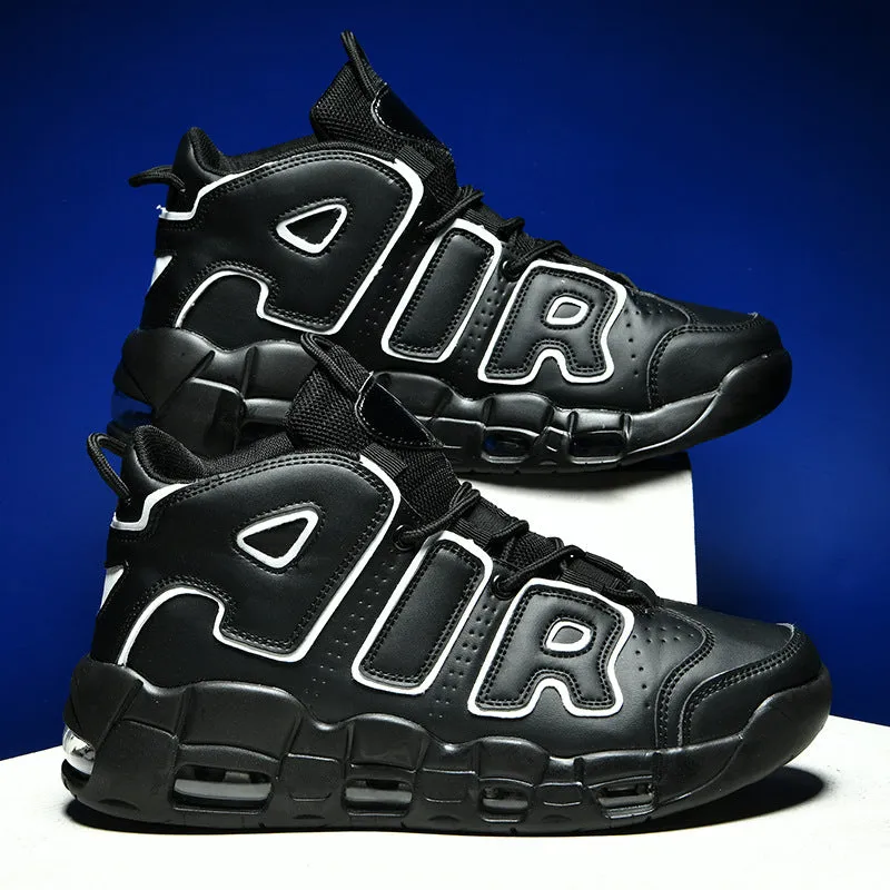 2024 Winter New Air Men Shoes High Version Shoes Panda Sneakers Non-slip Wear-resistant Basketball Shoes