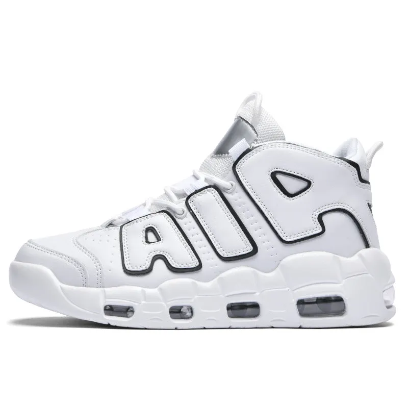 2024 Winter New Air Men Shoes High Version Shoes Panda Sneakers Non-slip Wear-resistant Basketball Shoes