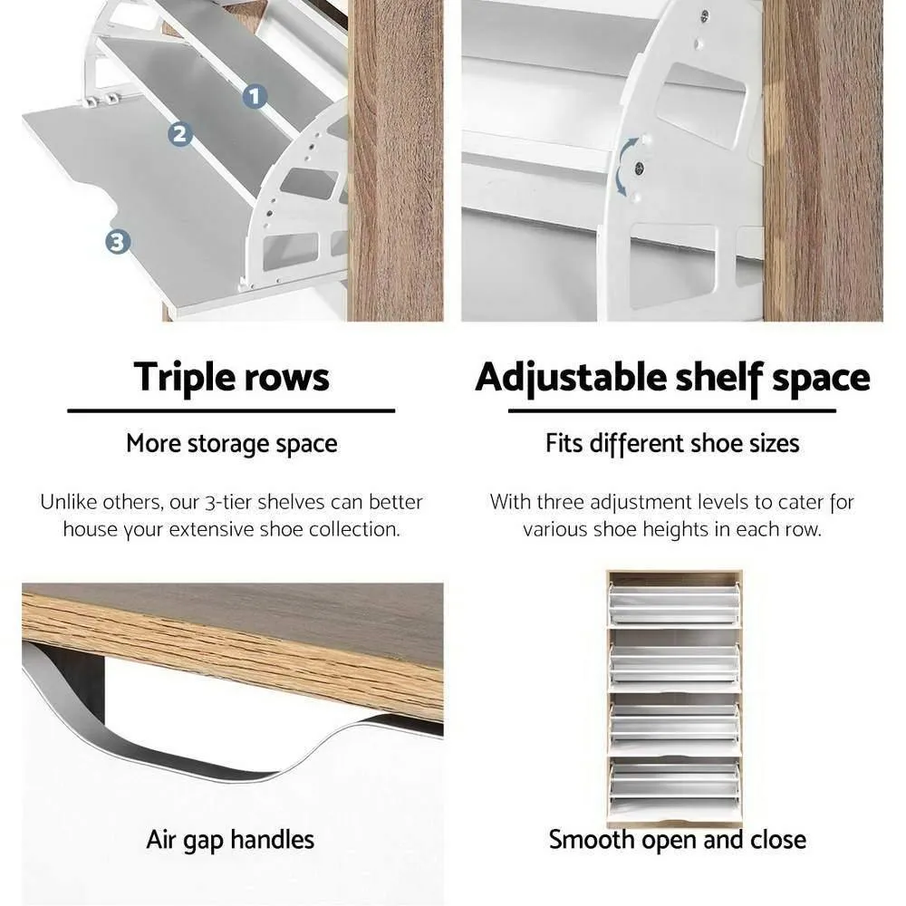 48 Pairs Shoe Cabinet Organiser Storage Shelf