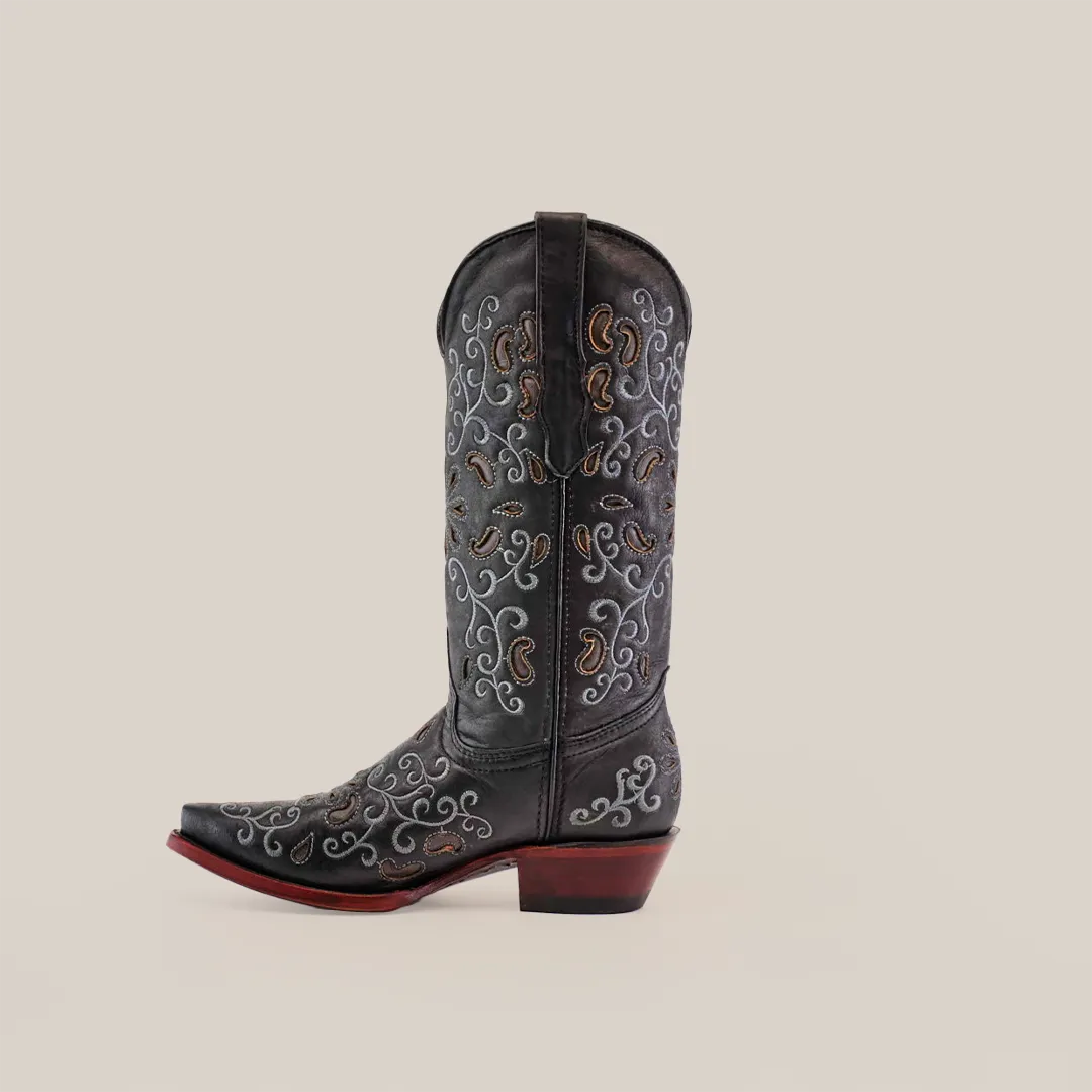 Alessandria Black - Mid Shaft - Snip Toe