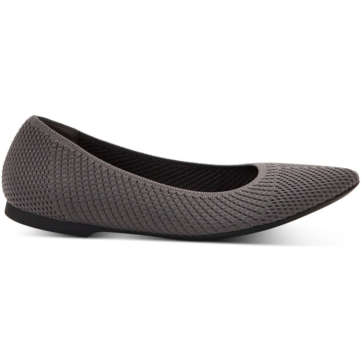 Alfani Womens Poppyy Knit Geometric Pointed Toe Flats