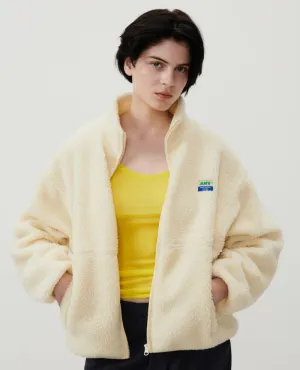 American Vintage Hoktown Ecru Fleece Jacket