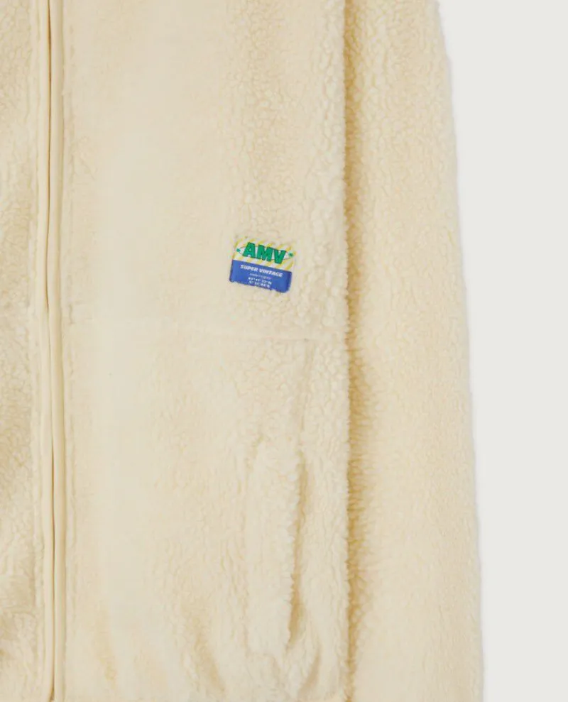 American Vintage Hoktown Ecru Fleece Jacket