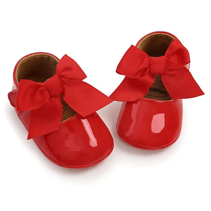 Baby Girls Flats with Bownot