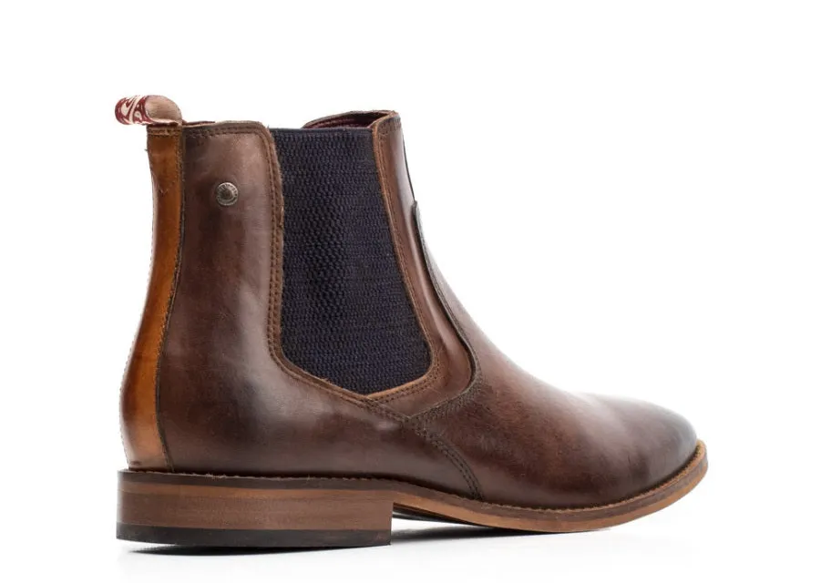 Base London Scout Chelsea Boot- Washed Brown