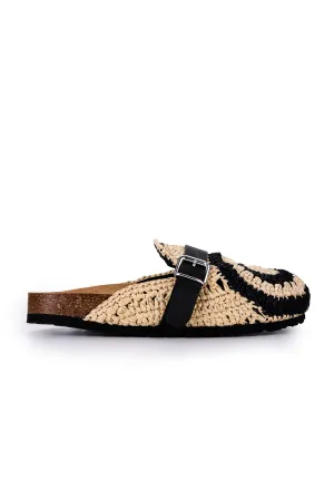 Bask Slip-On - Black/Natural - LAST PAIR - Size 38
