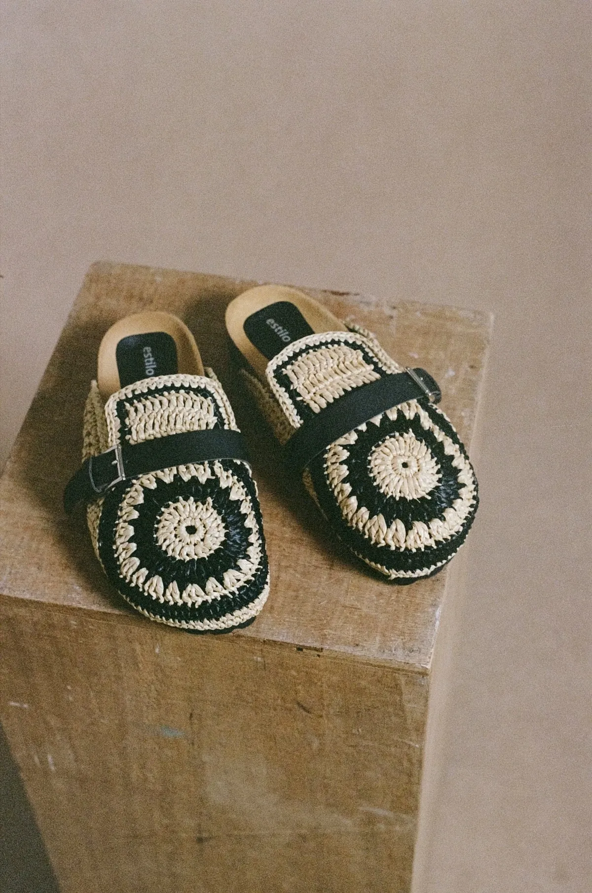 Bask Slip-On - Black/Natural - LAST PAIR - Size 38