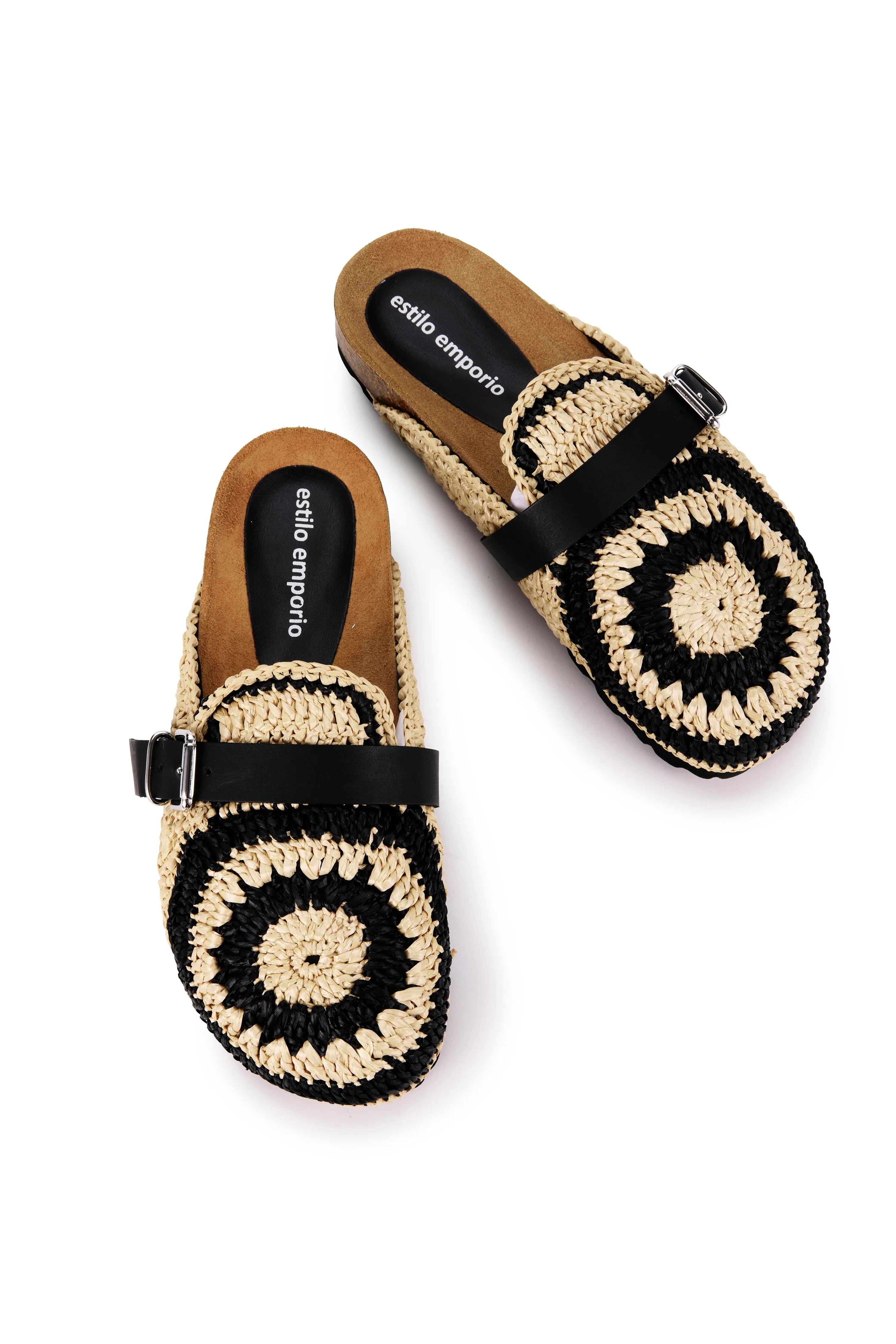 Bask Slip-On - Black/Natural - LAST PAIR - Size 38