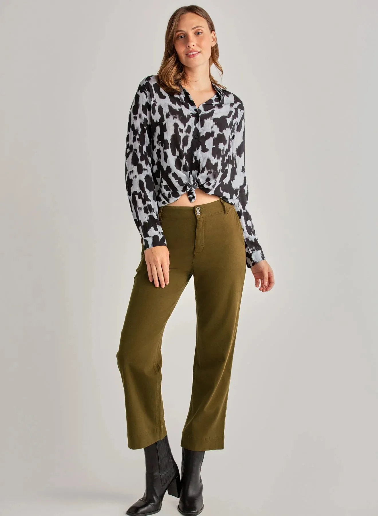Bella Dahl Saige Wide Leg Crop