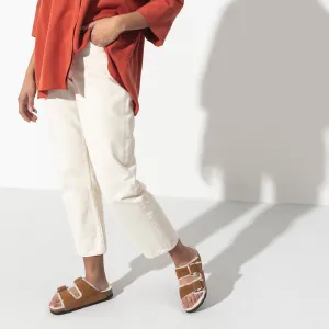 Birkenstock Arizona Mink Suede Leather/Shearling Narrow