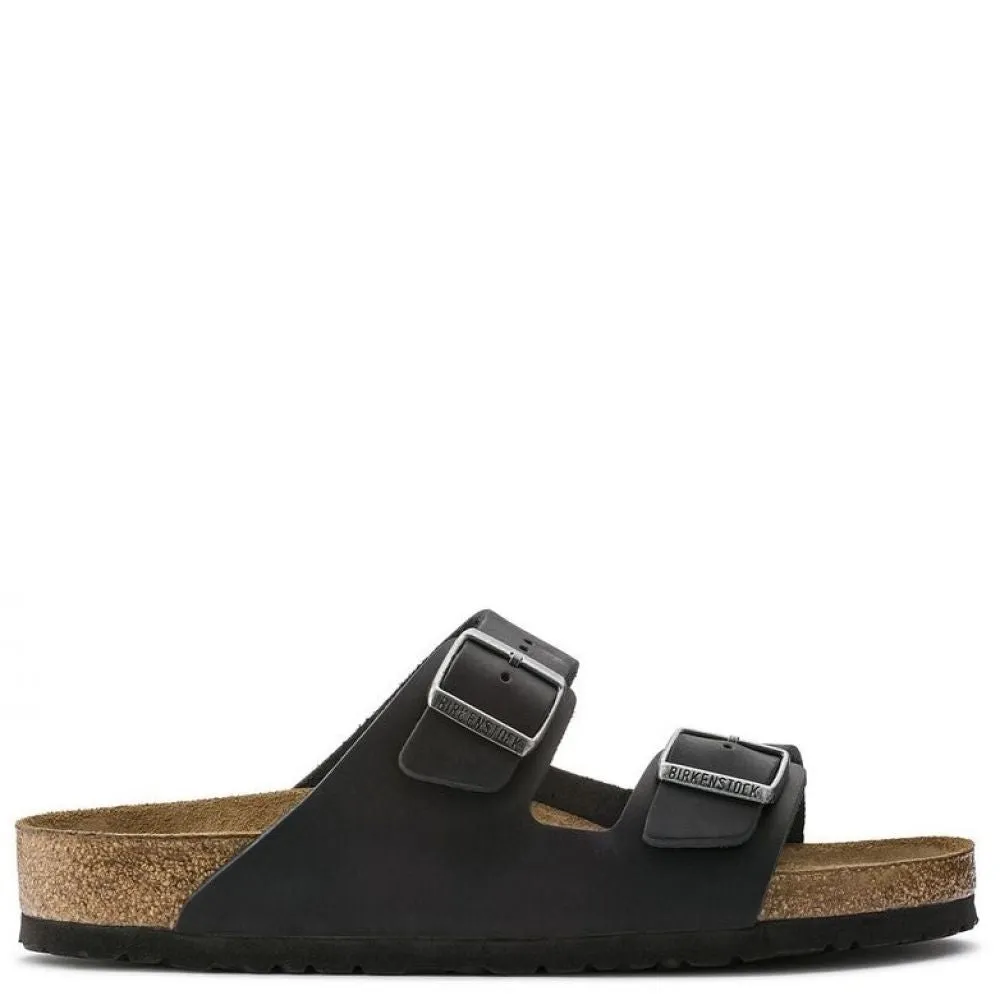 Birkenstock Arizona Softbed Oiled Leather in Black