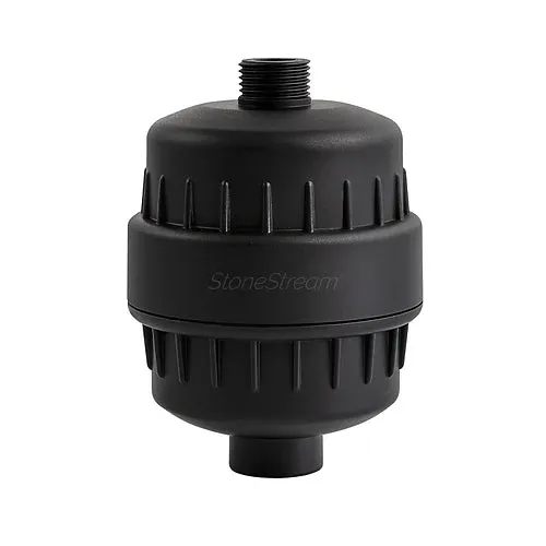Black Hard Water shower filter Add-on