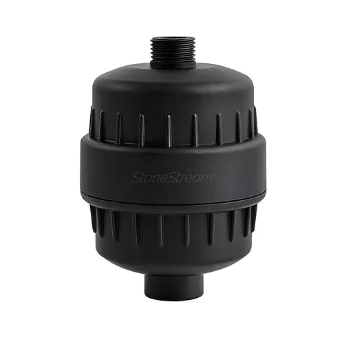Black Hard Water shower filter Add-on