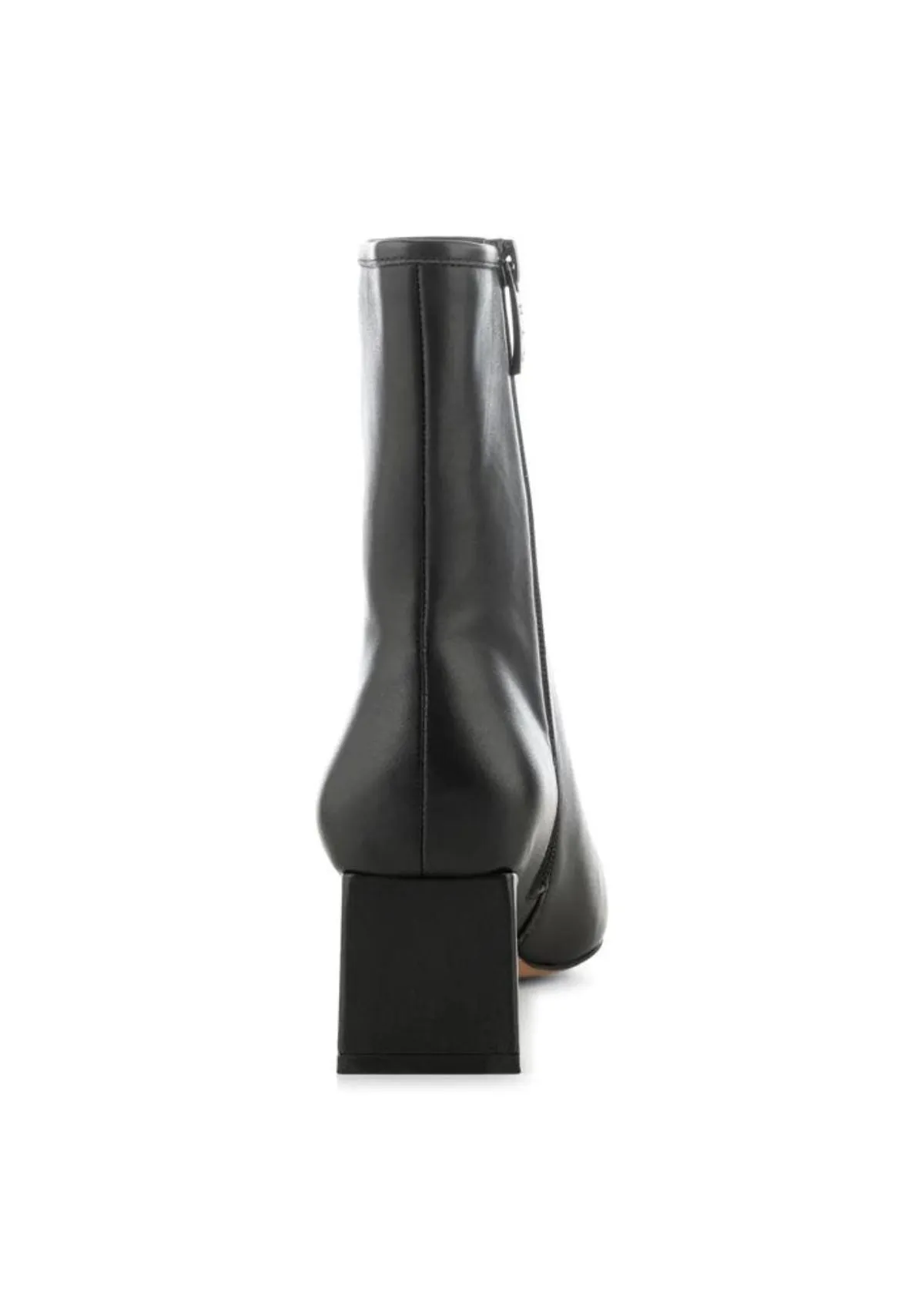 Black Leather Square Toe and Heel Arlo Boot | Shoe The Bear