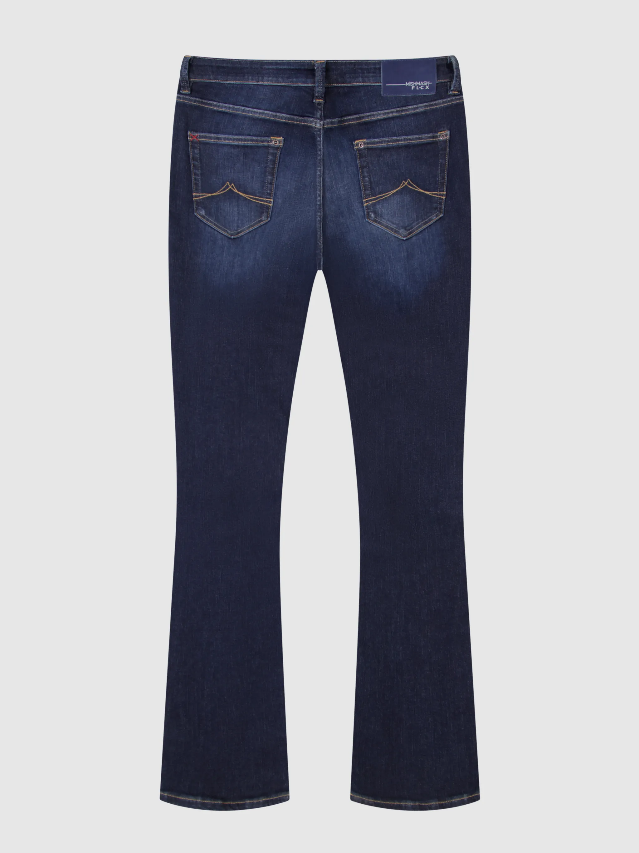Bootcut (Flare) Fit Flex Active Dark Denim Jean