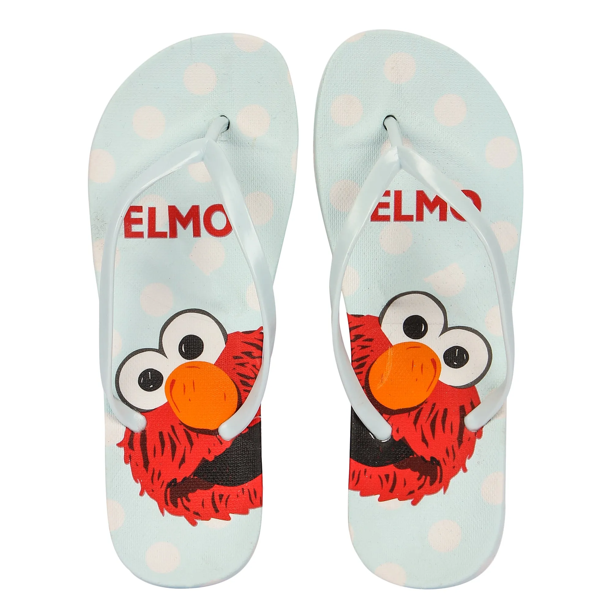Brauch Women's Blue Cute Elmo Slippers