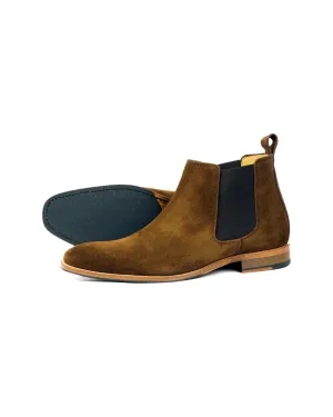 Brompton Boot - Brown Suede