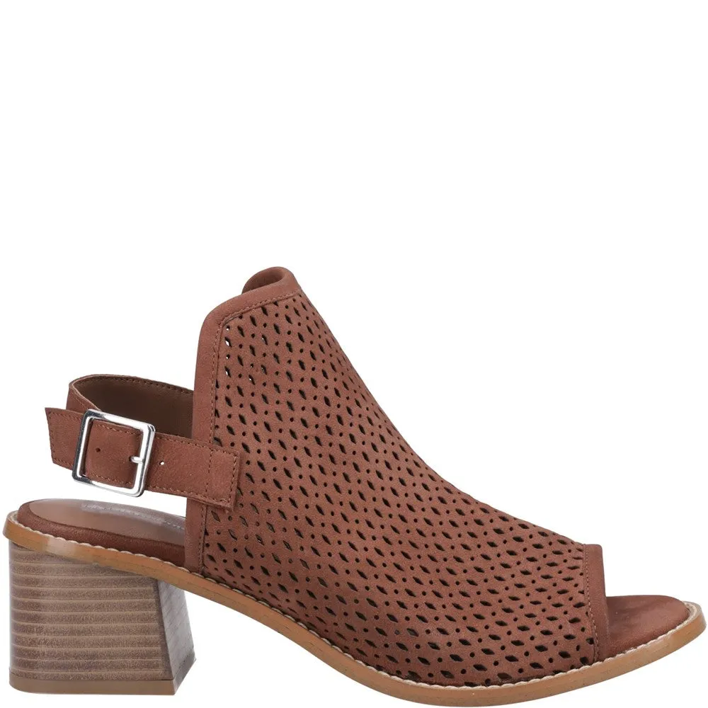 Brown Louise Heeled Sandals