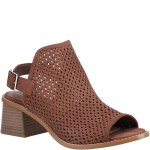 Brown Louise Heeled Sandals
