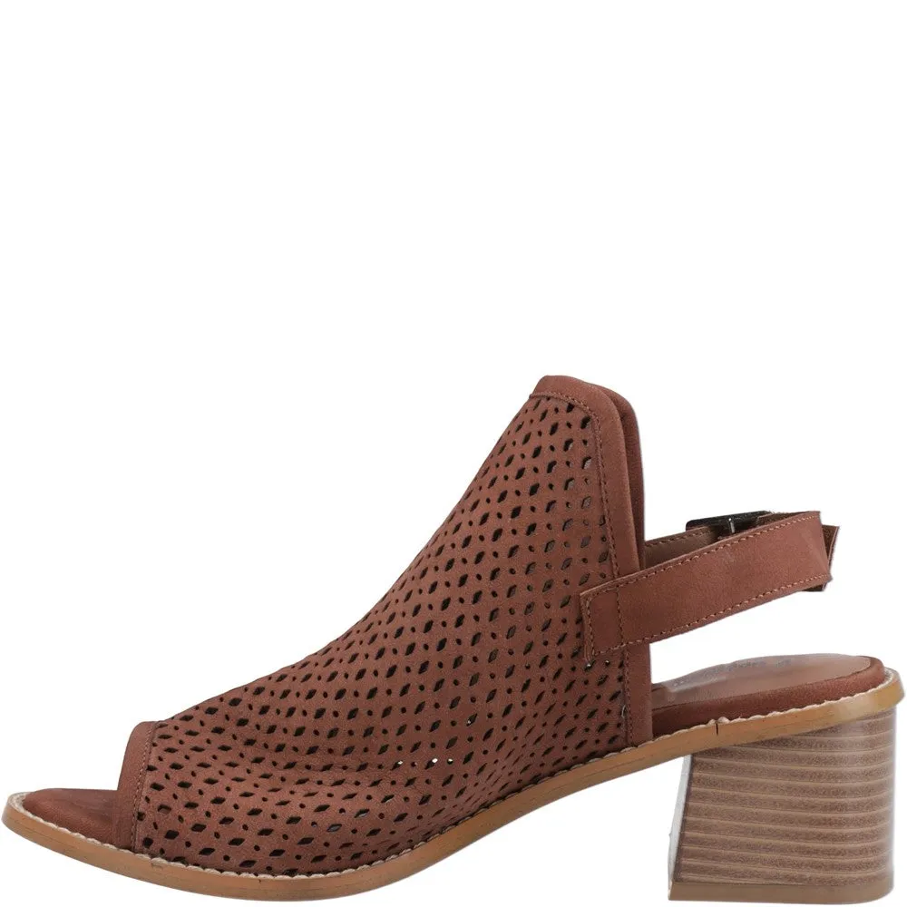 Brown Louise Heeled Sandals