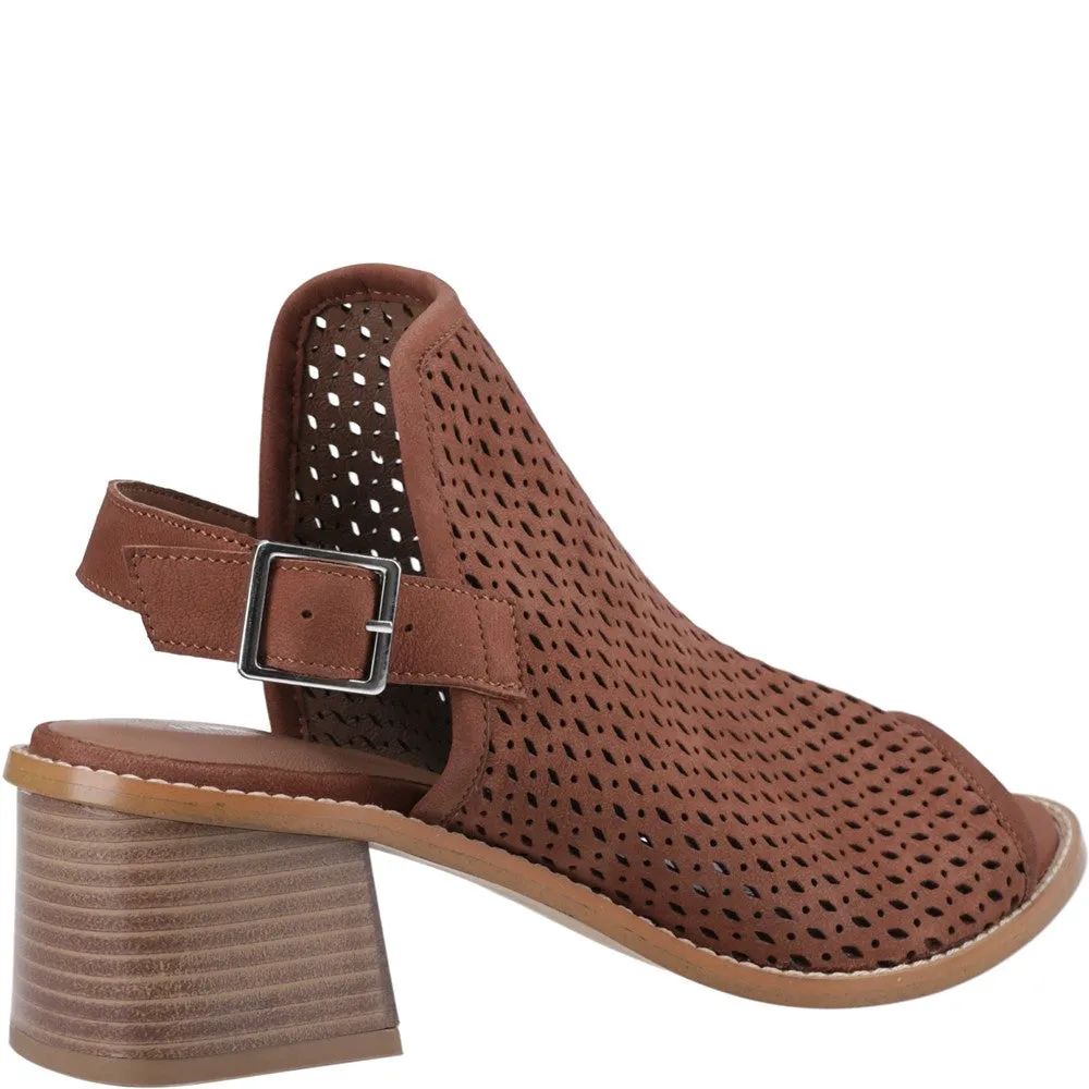 Brown Louise Heeled Sandals