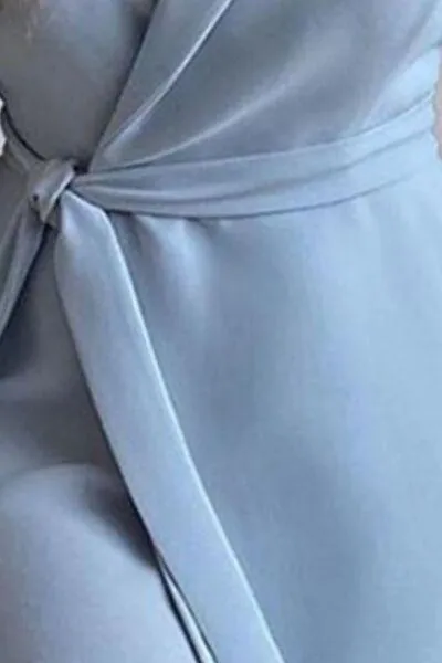 Casual Elegance Tie Waist Long Sleeve Wrap Dress