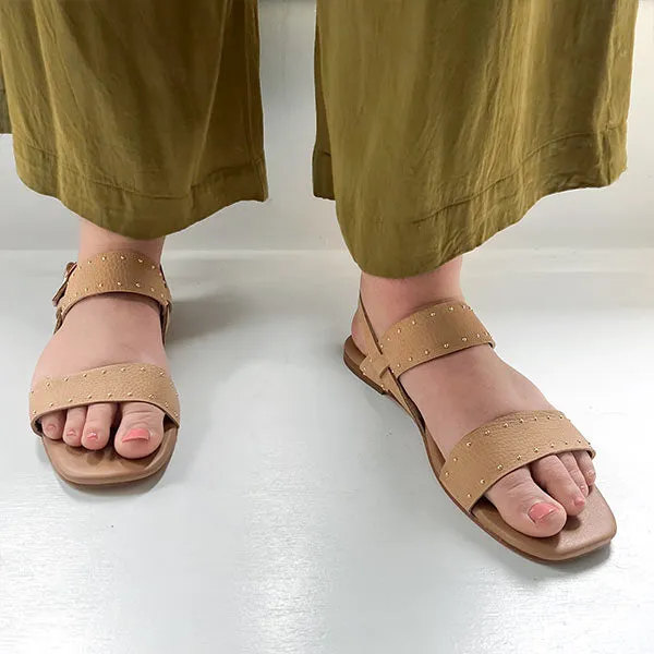 Celina Sand | Leather Sandal
