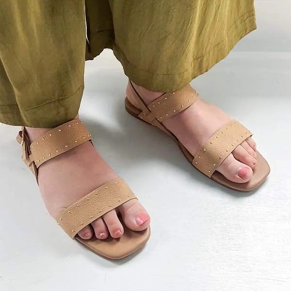 Celina Sand | Leather Sandal