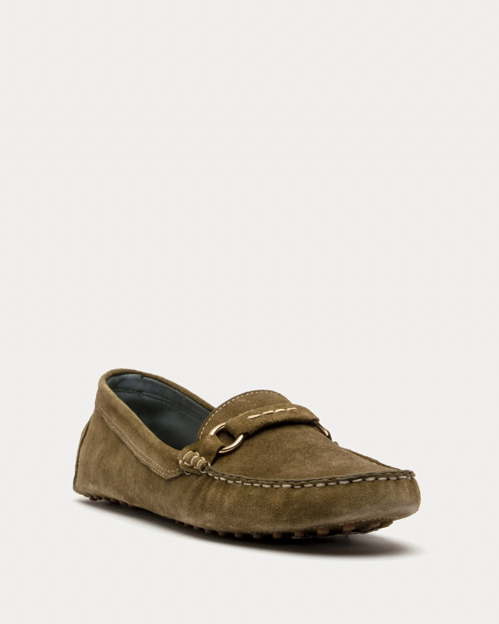 Charlie Loafer Suede Olive