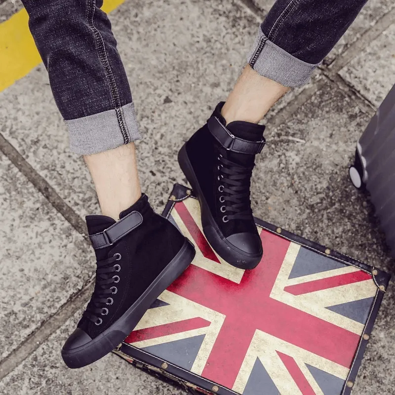 CLEARANCE / High Top Sneakers for Women / Women's Lace-Up Trainers in 2 Variants