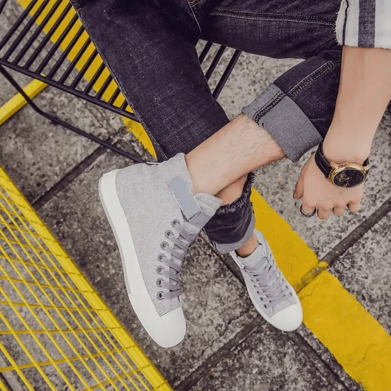 CLEARANCE / High Top Sneakers for Women / Women's Lace-Up Trainers in 2 Variants