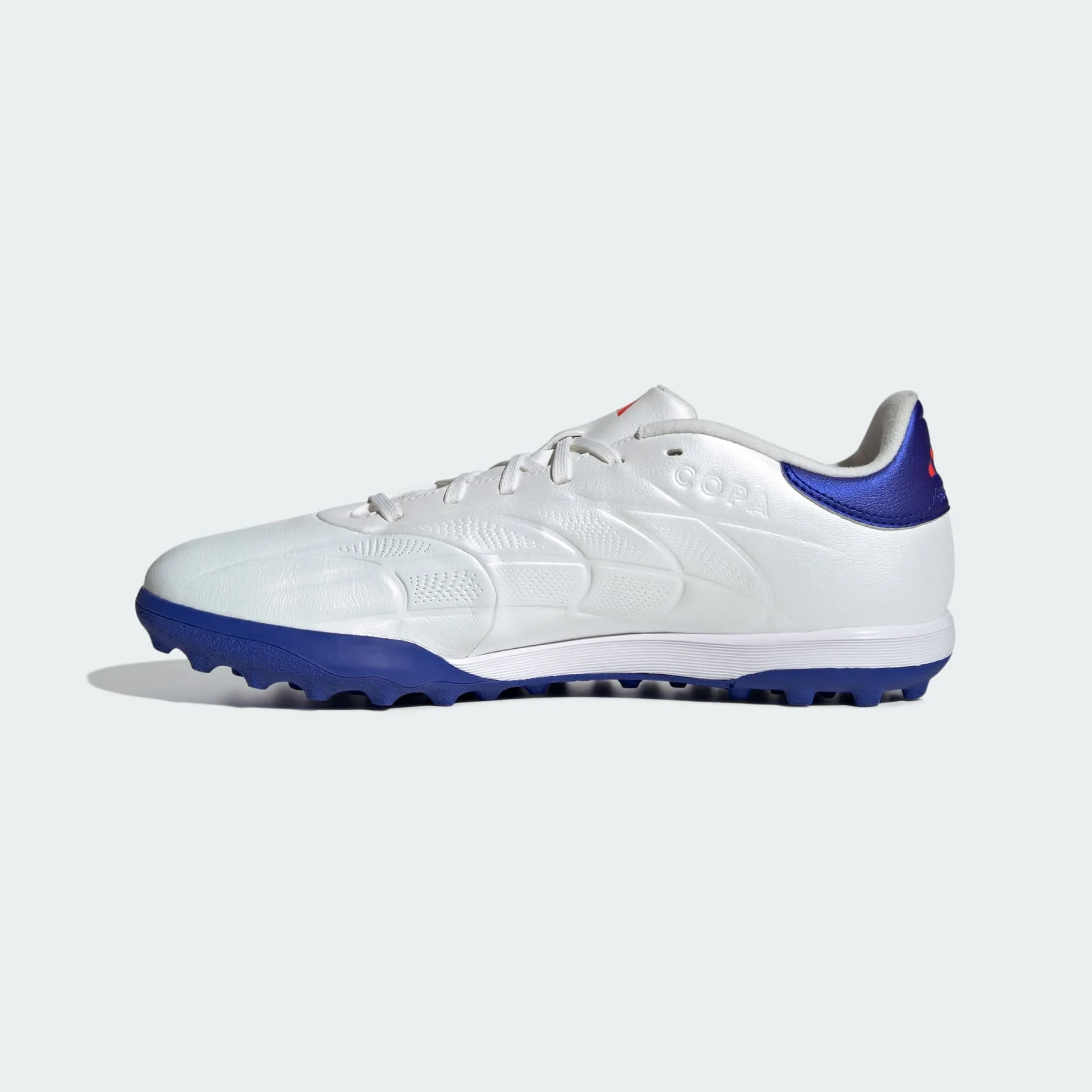 Copa Pure 2 League Artificial Turf Soccer Shoes | Cloud White-Lucid Blue-Solar Red | Men's