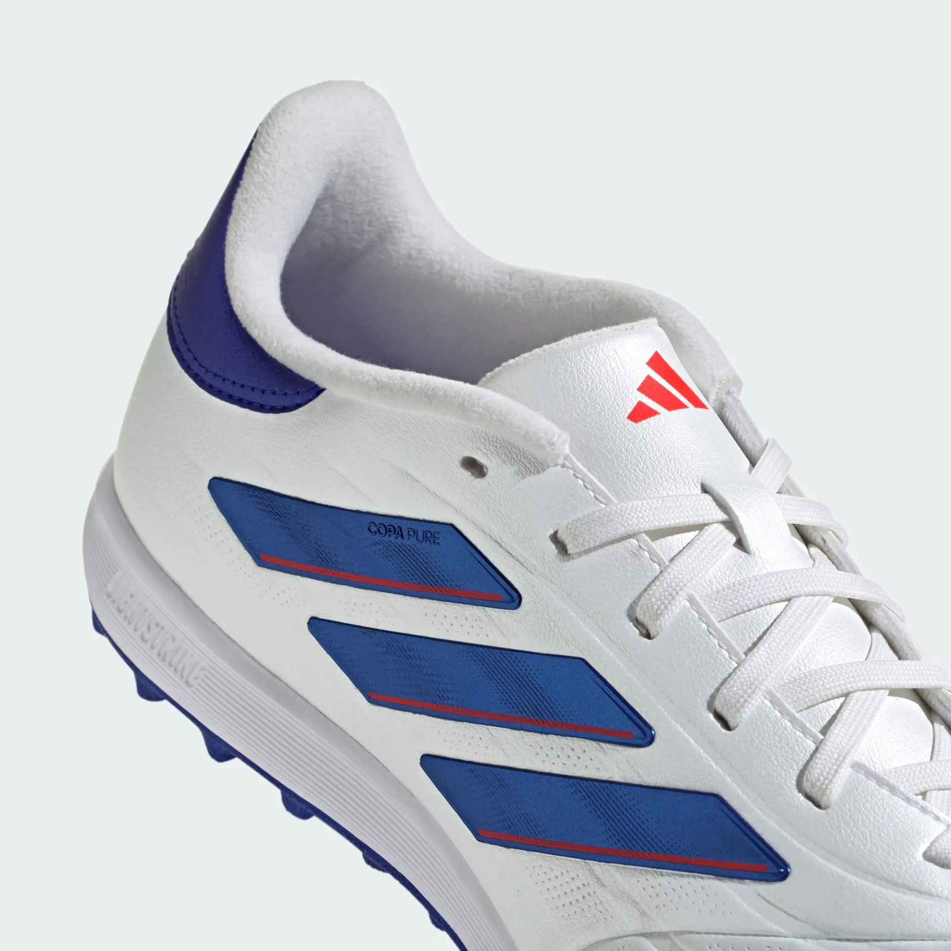 Copa Pure 2 League Artificial Turf Soccer Shoes | Cloud White-Lucid Blue-Solar Red | Men's