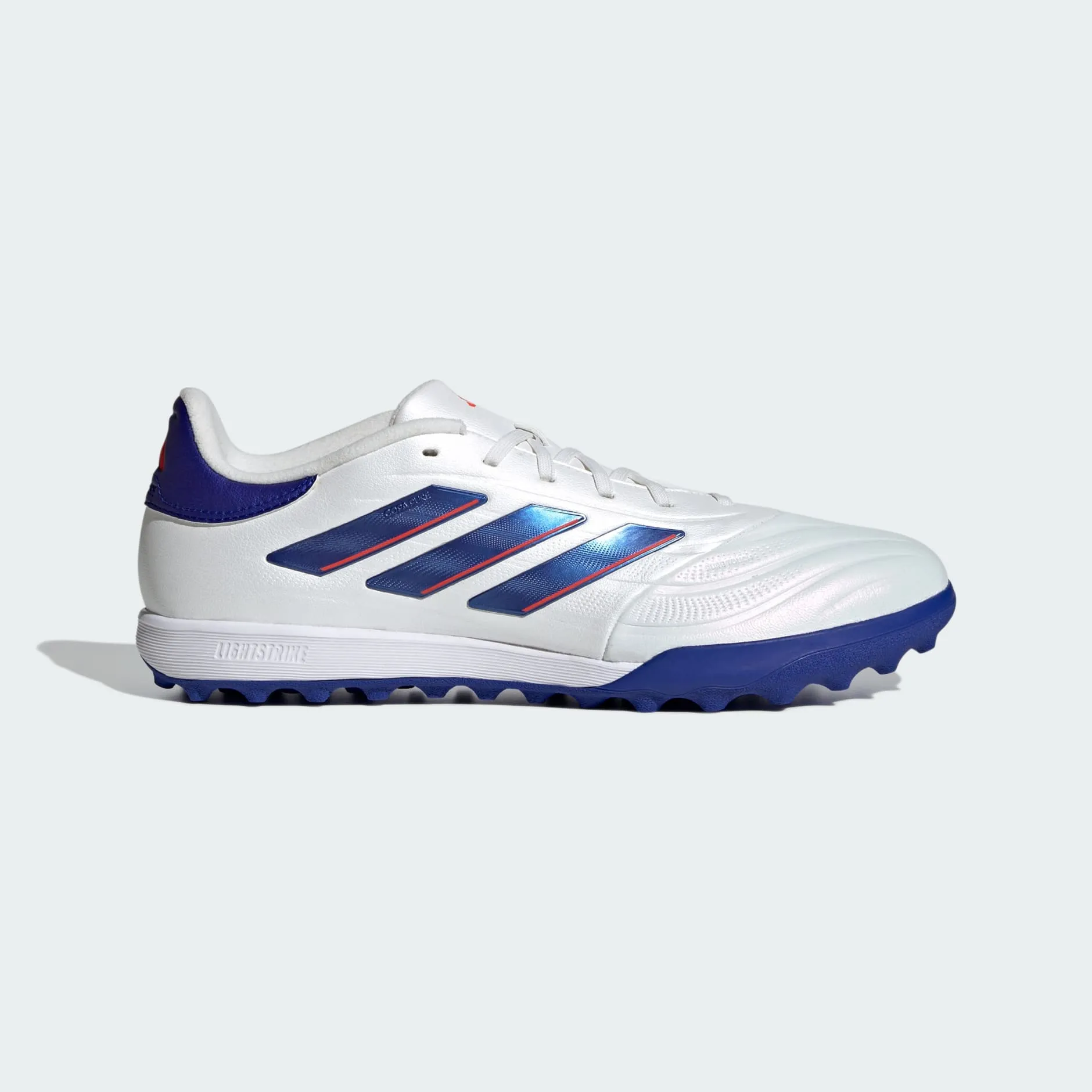Copa Pure 2 League Artificial Turf Soccer Shoes | Cloud White-Lucid Blue-Solar Red | Men's