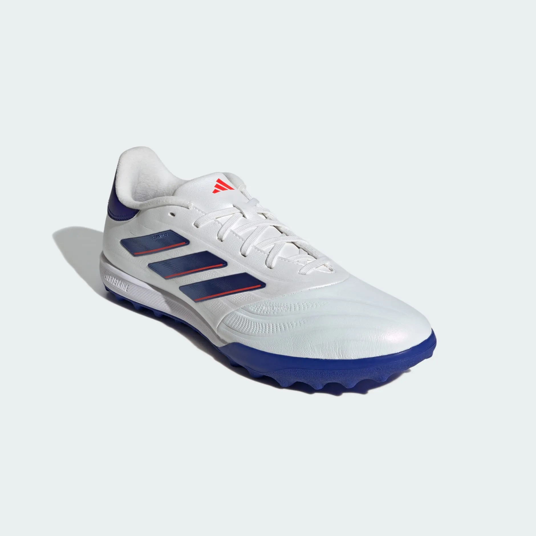 Copa Pure 2 League Artificial Turf Soccer Shoes | Cloud White-Lucid Blue-Solar Red | Men's