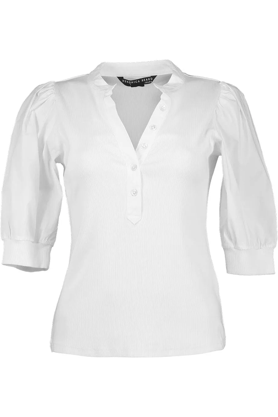 Coralee Puff-Sleeve Top
