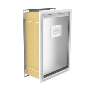 Deluxe Aluminum Pet Door - Extra Wide Tunnel Kit