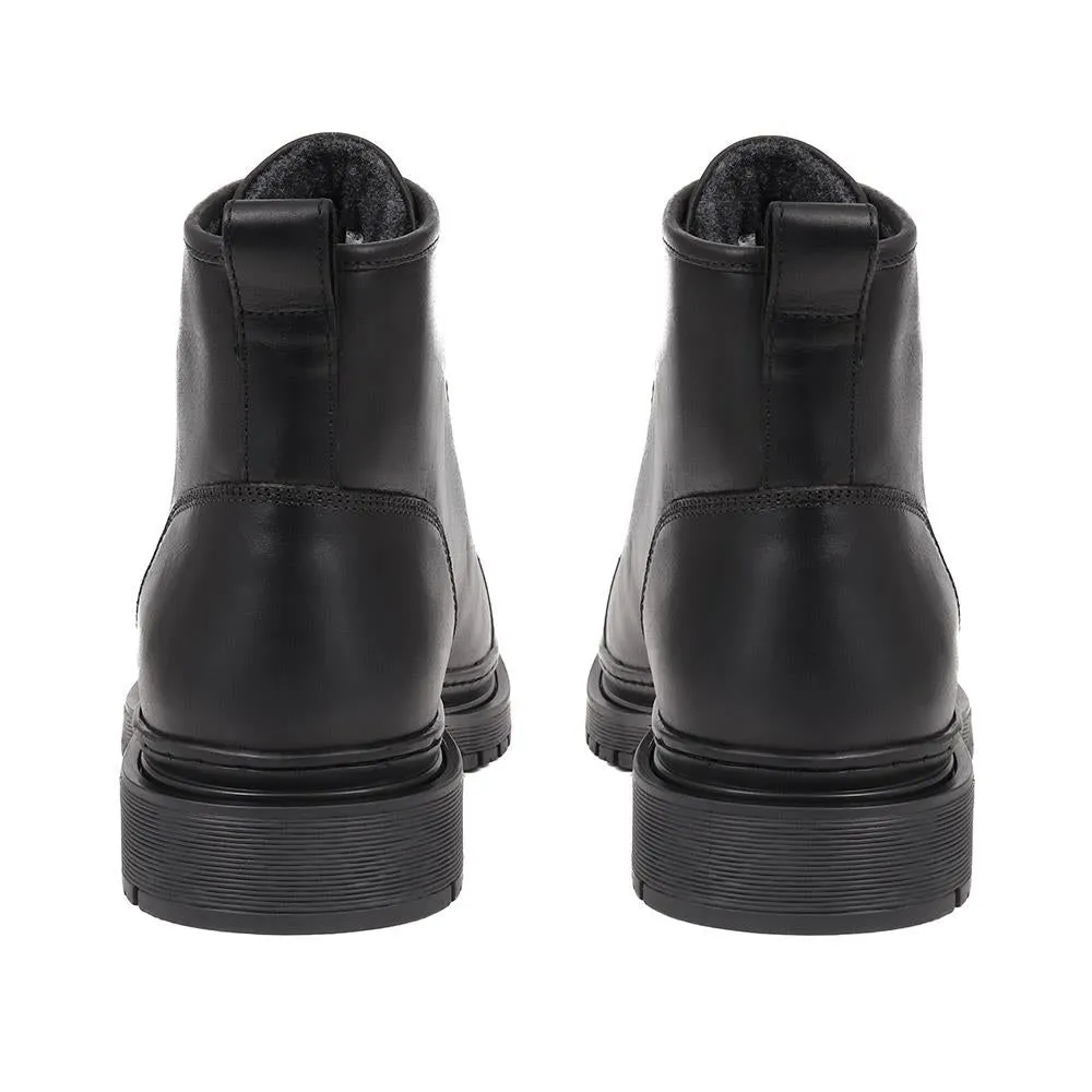 Denzel Leather Lace Up Boots - DENZEL / 324 394