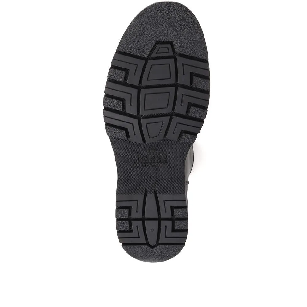Denzel Leather Lace Up Boots - DENZEL / 324 394