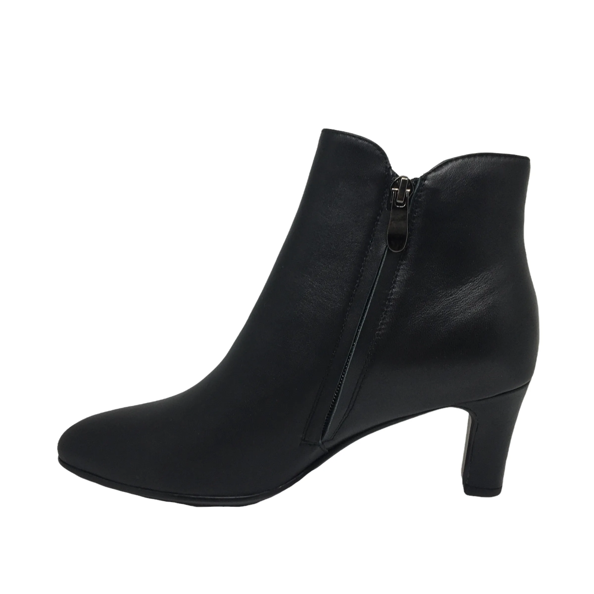 Django & Juliette Tomie Leather Boot ~ Black ~ Nude