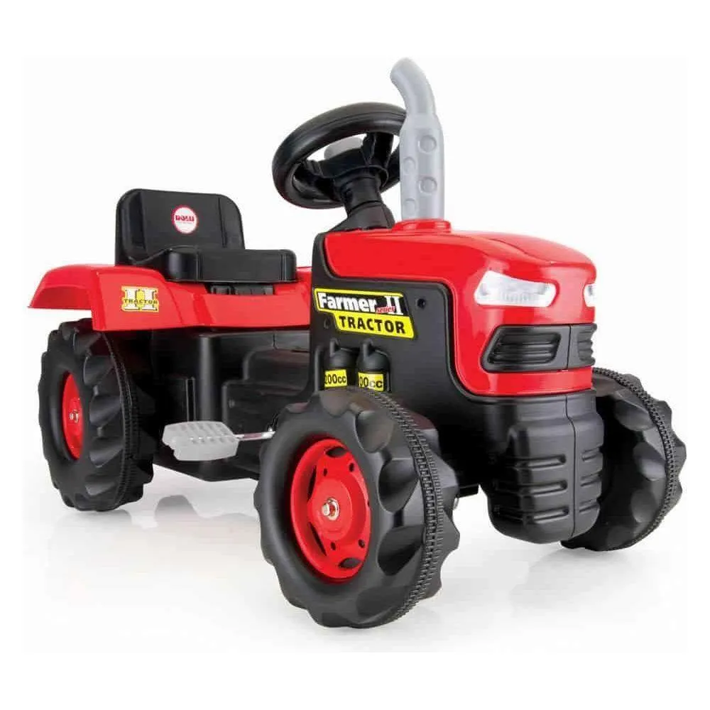 Dolu 8050 Dolu Pedal Tractor Farmer Operated Ride on Red