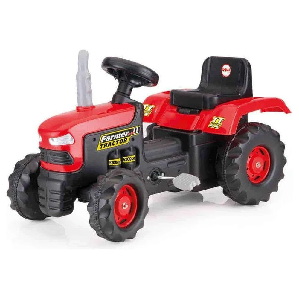 Dolu 8050 Dolu Pedal Tractor Farmer Operated Ride on Red