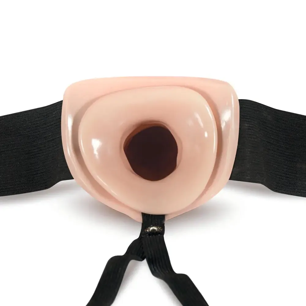 Dr. Skin Hollow Strap on 7 Inch Vanilla