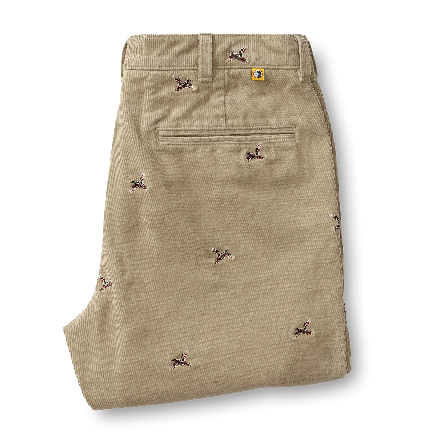 Duck Head Bradbury Wide-Wale Corduroy Chino - Khaki Emb