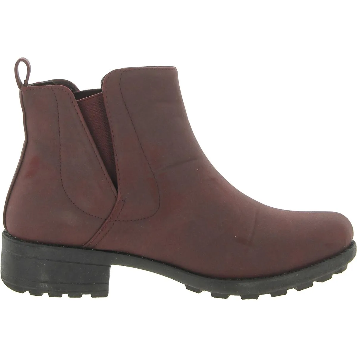 Easy Works by Easy Street Womens Koko Ankle Slip On Ankle Boots