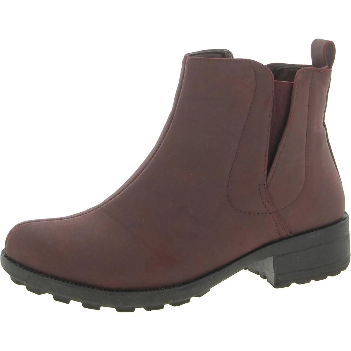 Easy Works by Easy Street Womens Koko Ankle Slip On Ankle Boots