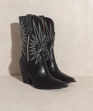 Emersyn - Starburst Embroidery Boots~ Multiple Colors