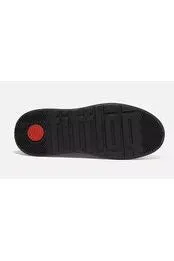 FitFlop F-Mode Leather Lace Up Flatform Ankle Boot black