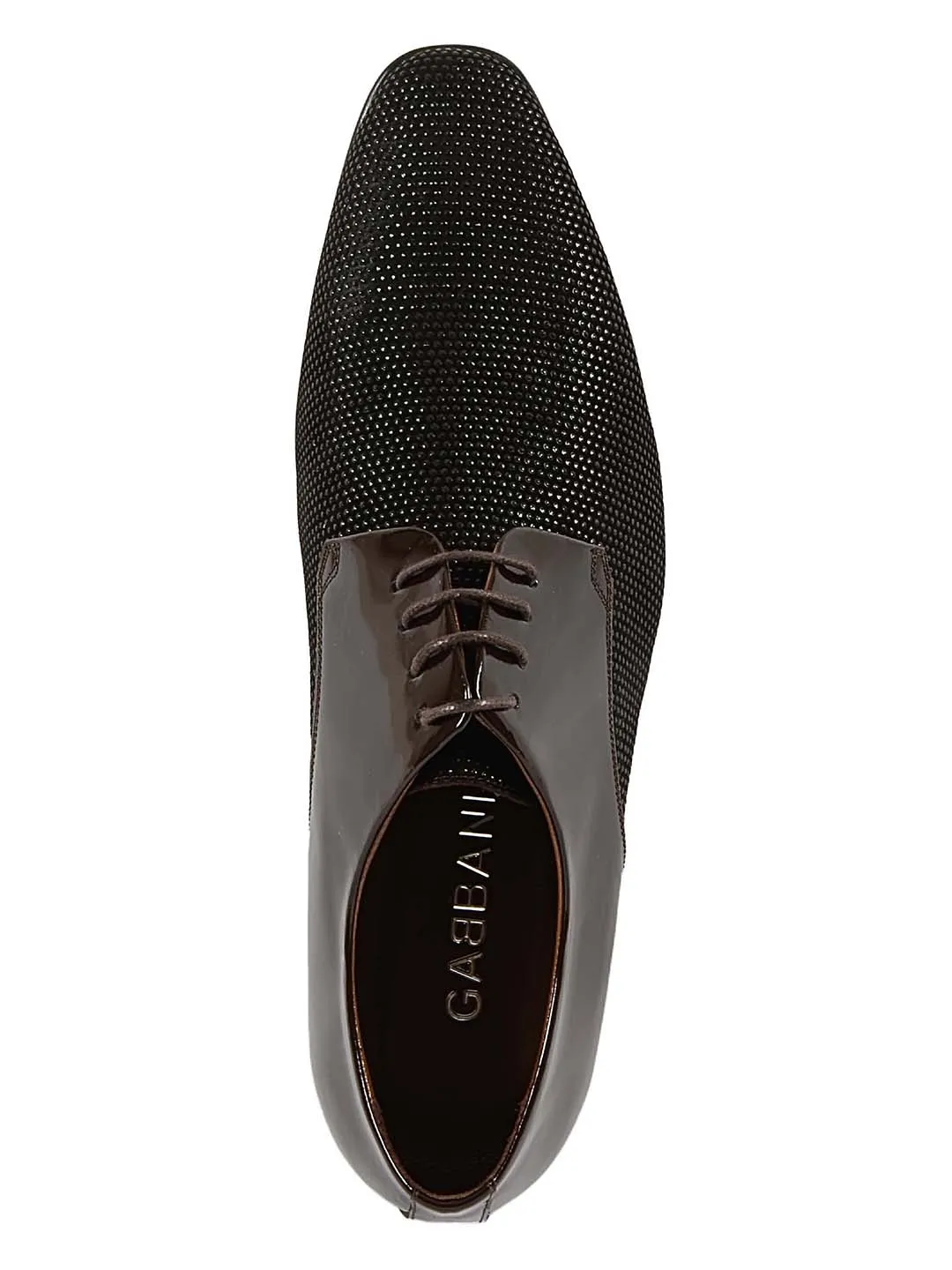 Franco Gabbani Patent Leather Brown Dress Shoe By HITZ