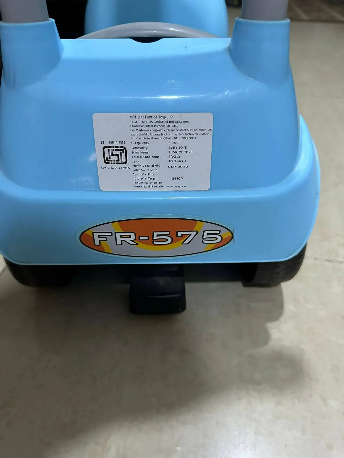 FUNRIDE on Push Car, Gaffy 3 in 1